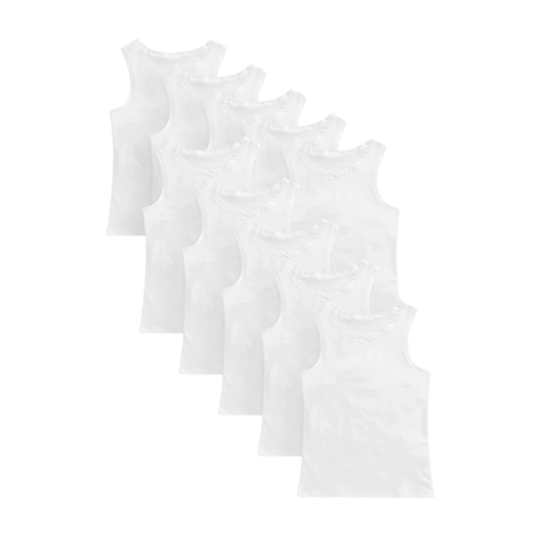 Girls Sleeveless-Pack Of 10
