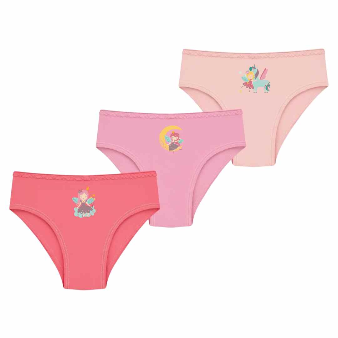 Grils Bried Underwear (Pack of 3)