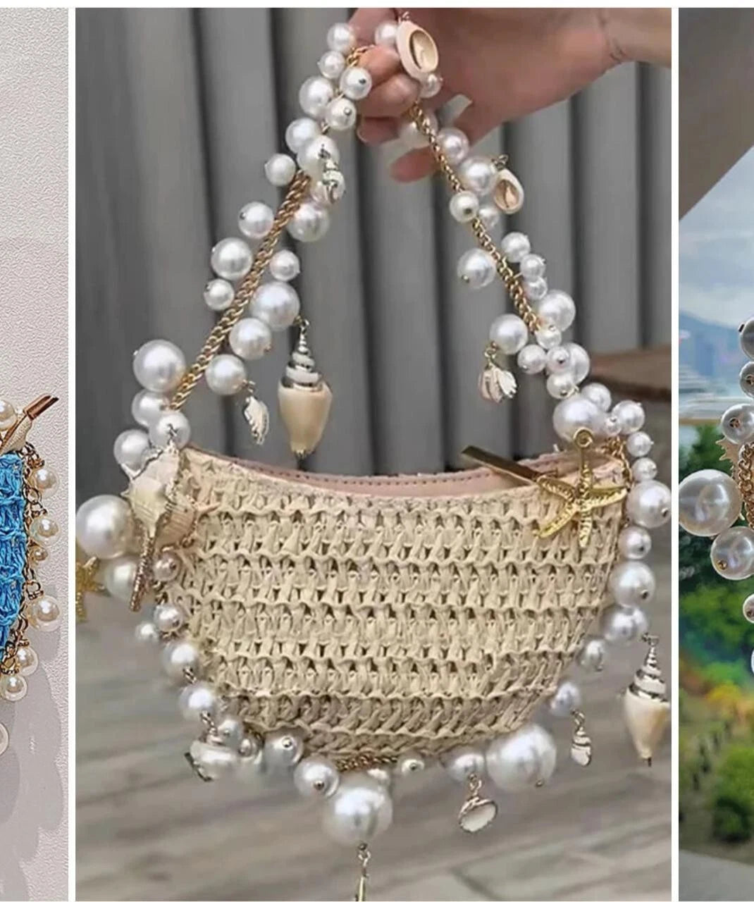 Handmade Trico Knitted Women Bag