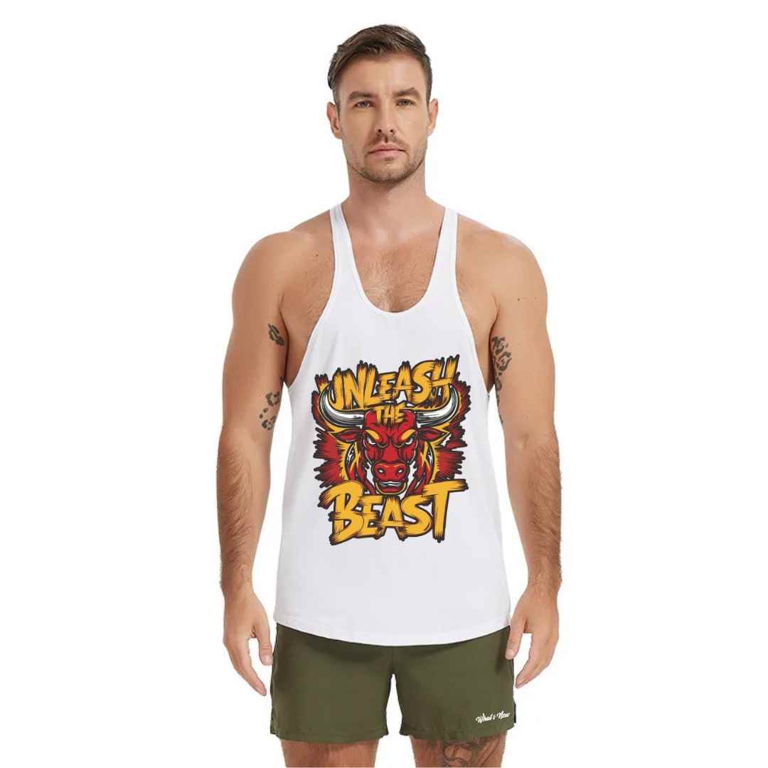 Men Muscle Top front view