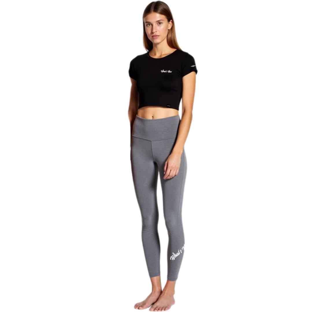 Women Crop Top & Leggings Set3