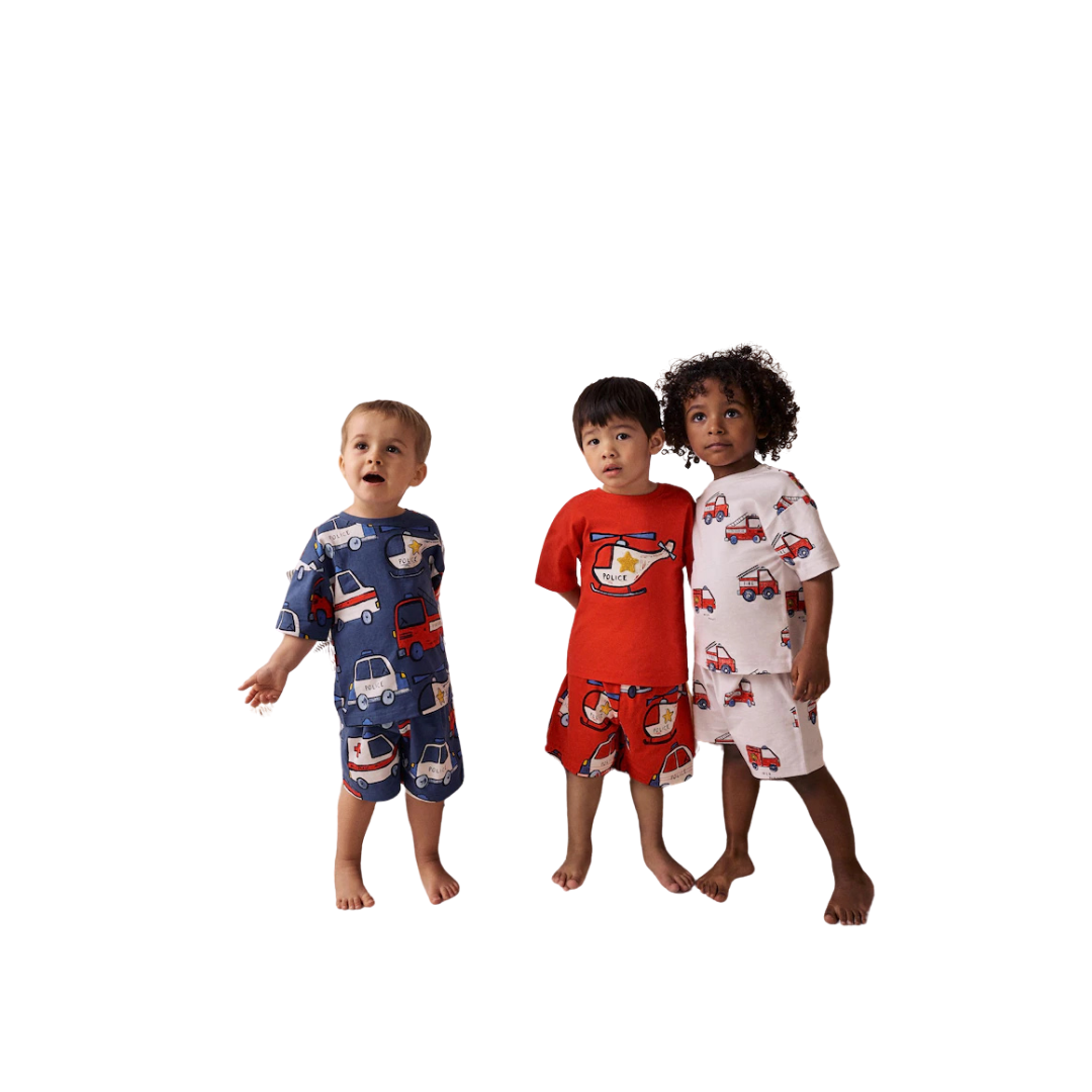 Boys Pajama Set-Pack Of 3