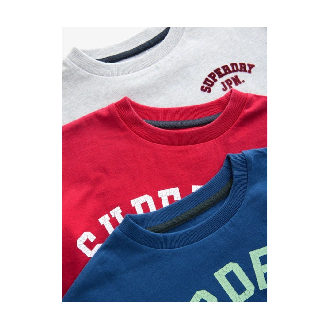 Boys Short Sleeve T-shirt-Pack Of 3