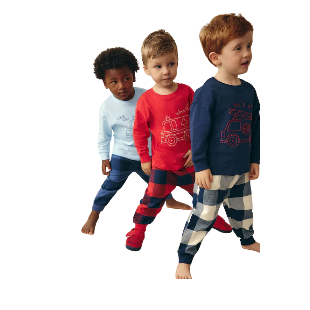 Boys Pajama Set-Pack Of 3