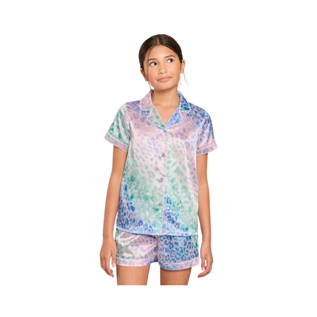 Girls Satin Pajama Set