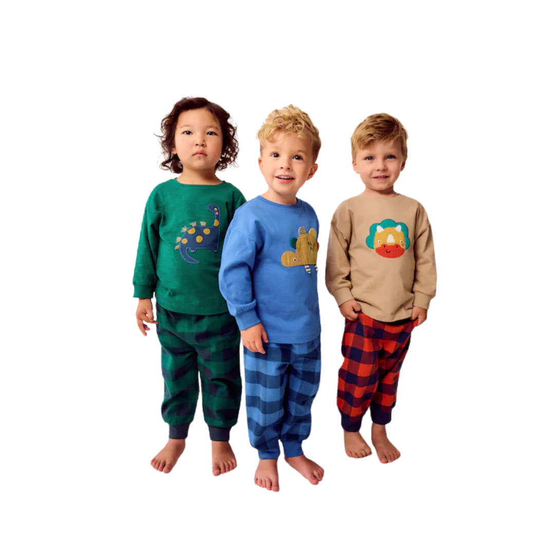 Boys Pajama Set-Pack Of 3