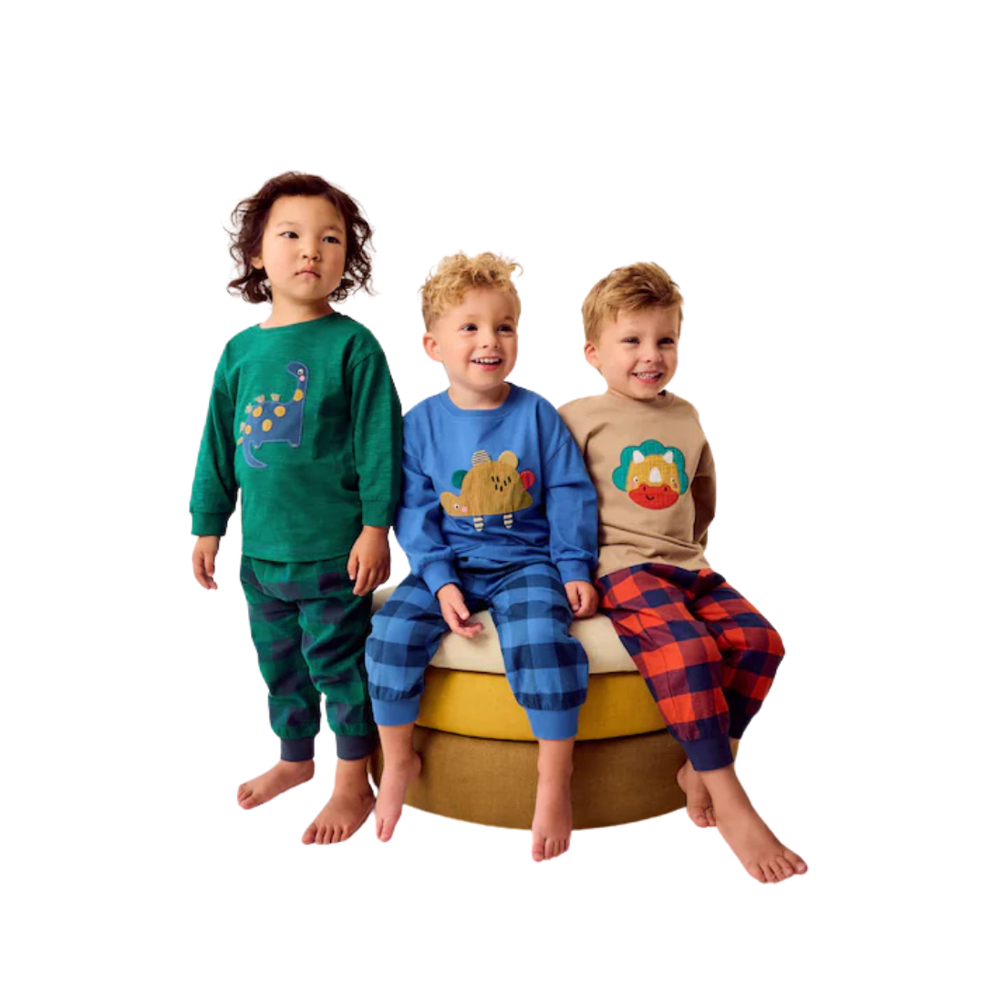 Boys Pajama Set-Pack Of 3