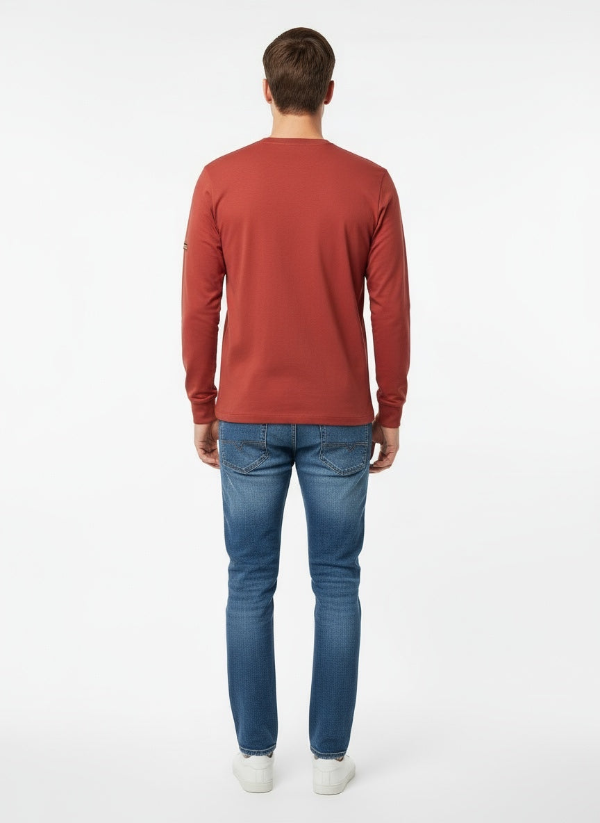 Men’s “What’s New” Long Sleeve Crewneck T-Shirt