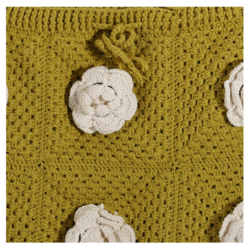 Handmade Crochet Floral Skirt