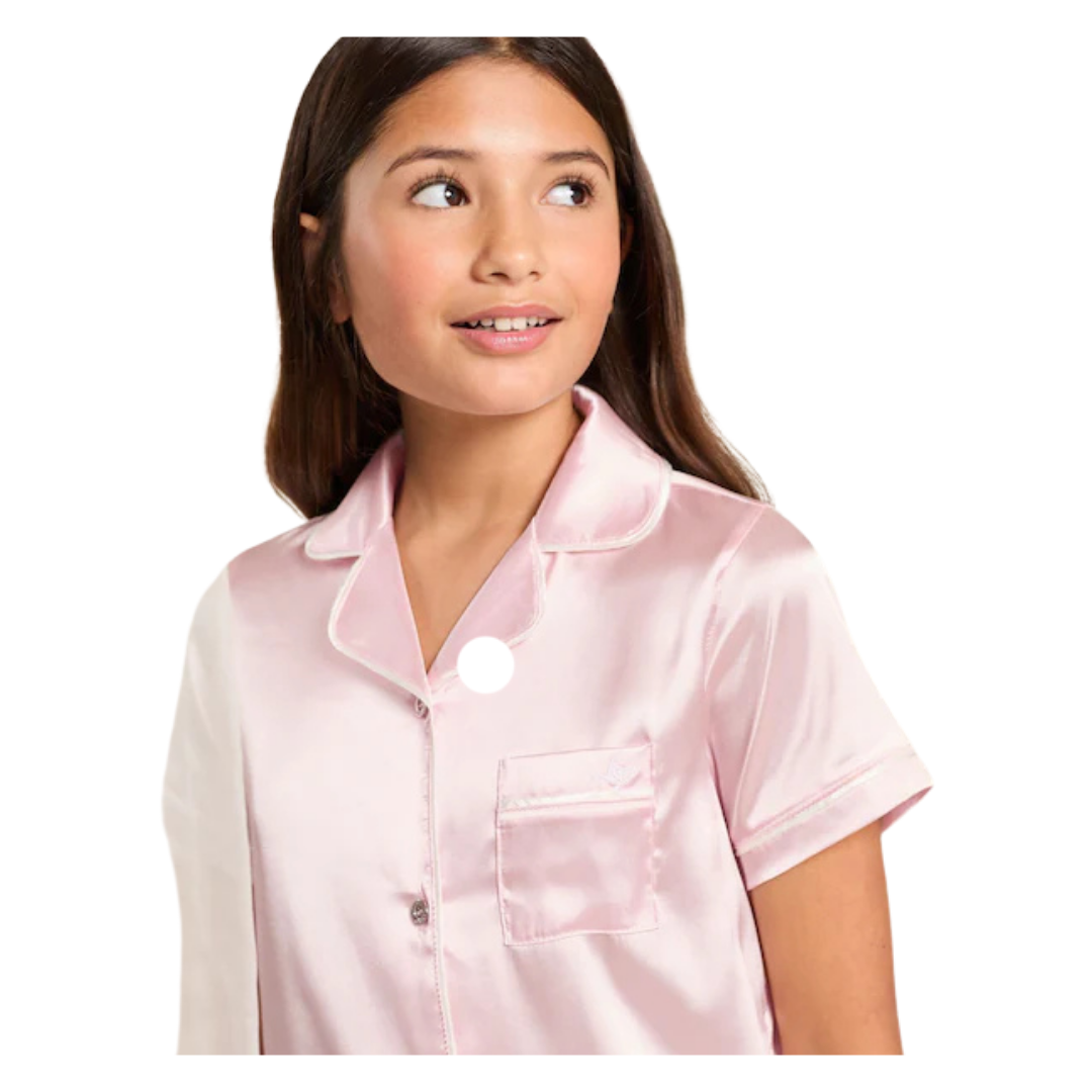 Girls Satin Pajama Set