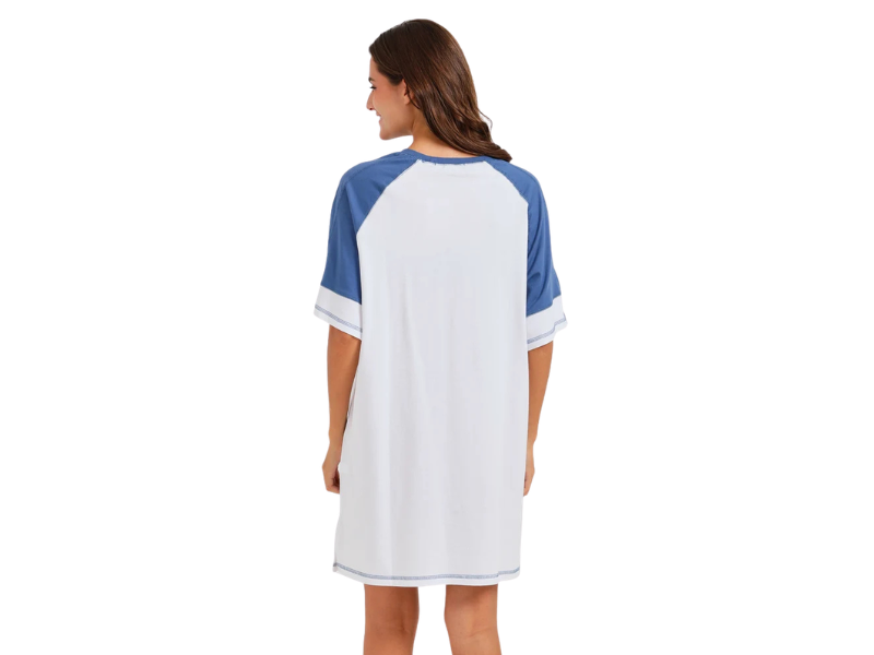 Women Short Sleeve Nightgown