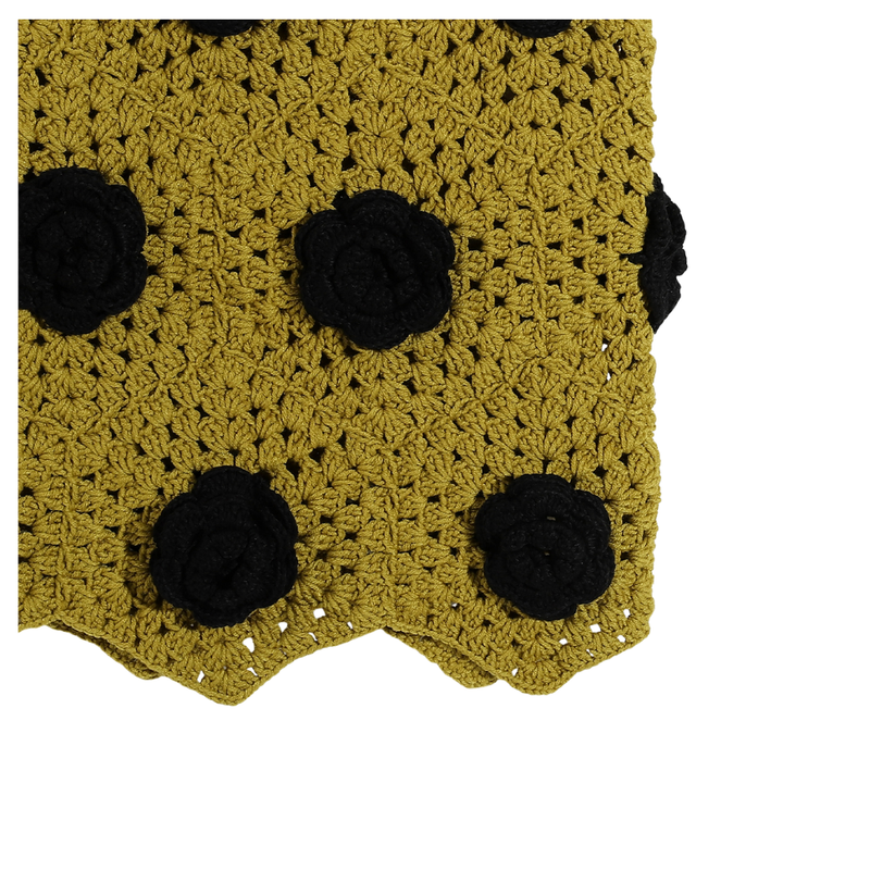 Handmade Crochet Floral Skirt