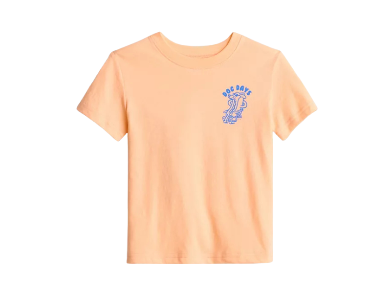 Boys’ “Dog Days of Summer” Graphic T-Shirt – Peach