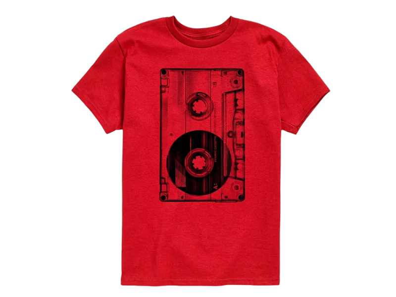 Kids’ Retro Cassette Tape Graphic T-Shirt