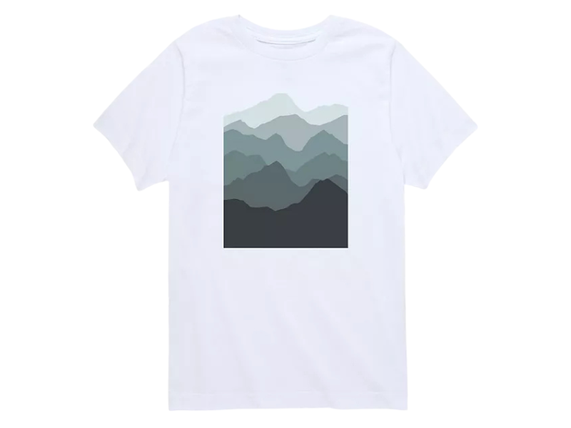 Mountain Landscape Graphic Short-Sleeve T-Shirt