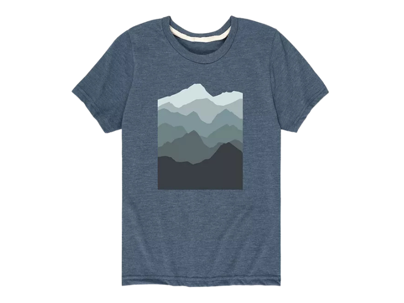 Mountain Landscape Graphic Short-Sleeve T-Shirt