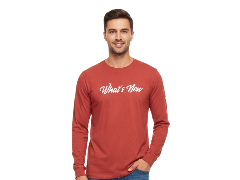 Men’s “What’s New” Long Sleeve T-Shirt