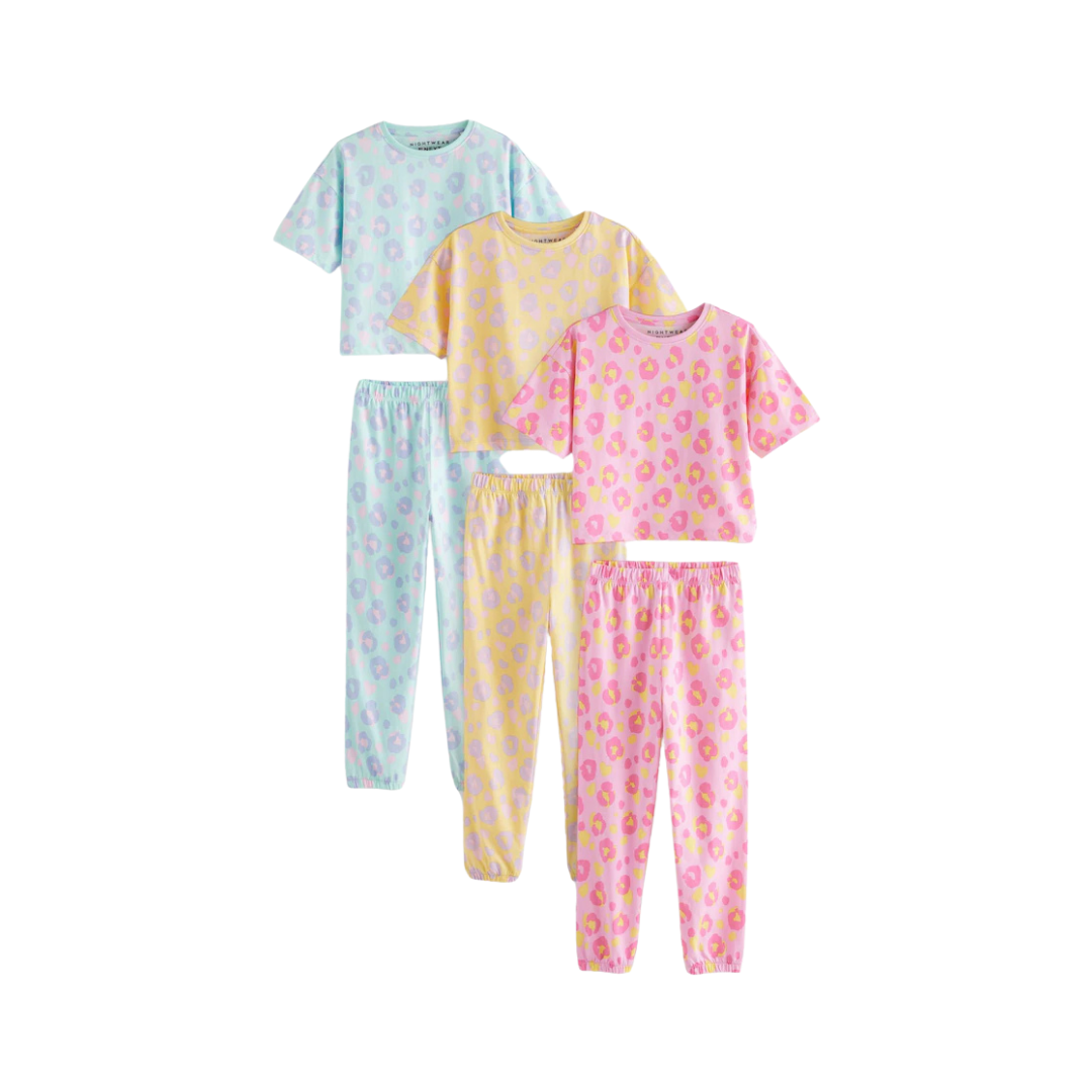Girls Pajama Set-Pack Of 3