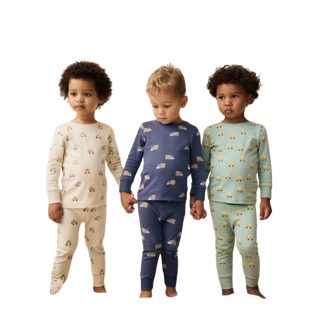 Boys Pajama Set-Pack Of 3