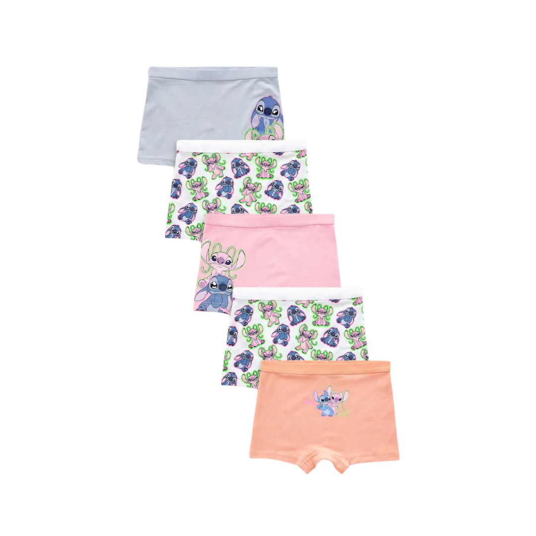 Girls Boxer Briefs-Pack Of 5