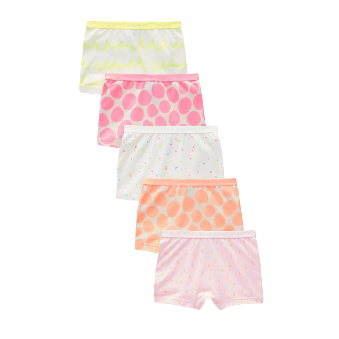 Girls Boxer Briefs-Pack Of 5