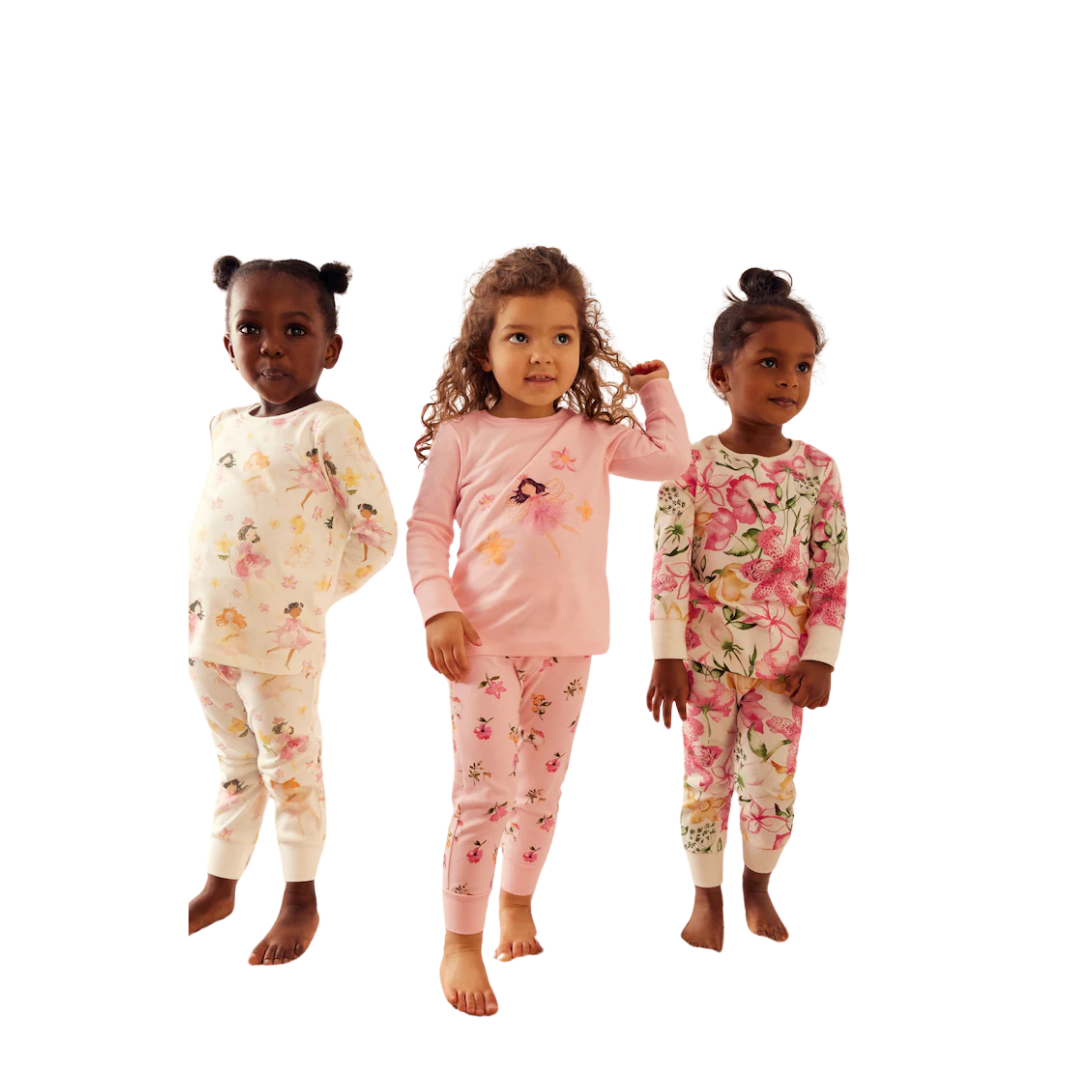 Girls Pajama Set-Pack Of 3