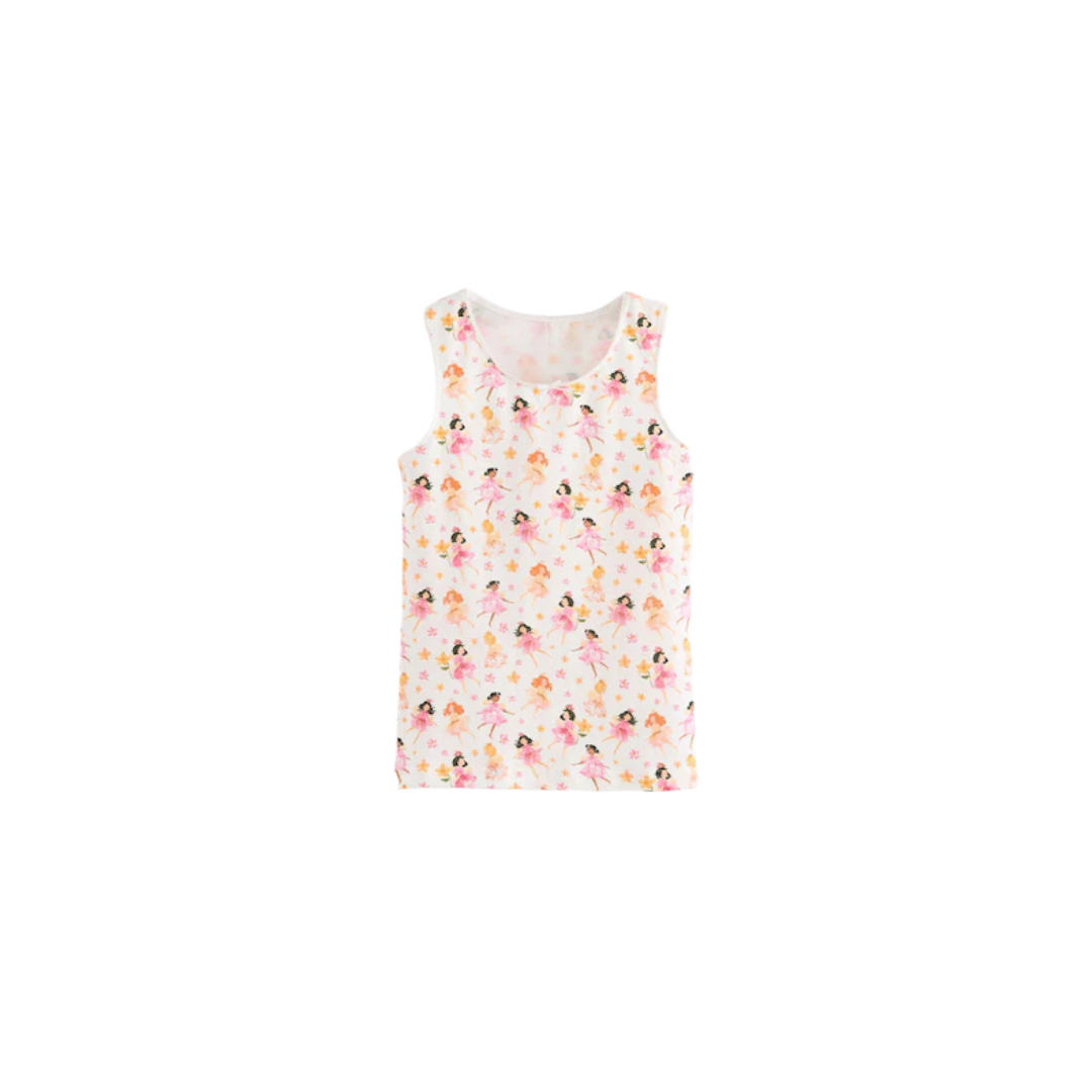 Girls sleeveless undershirts -Pack Of 3