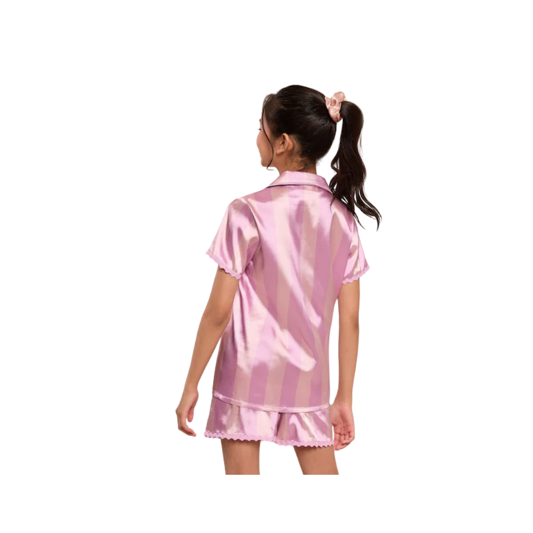 Girls Satin Pajama Set