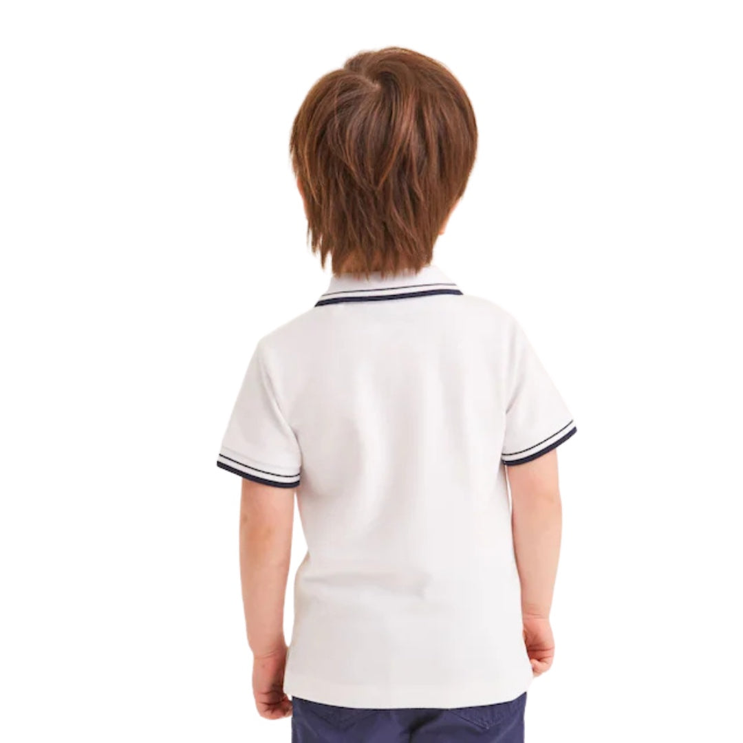 Boys Polo Tee Back View
