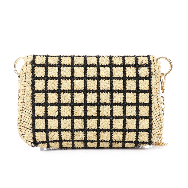 Women’s Crochet Grid Crossbody Bag