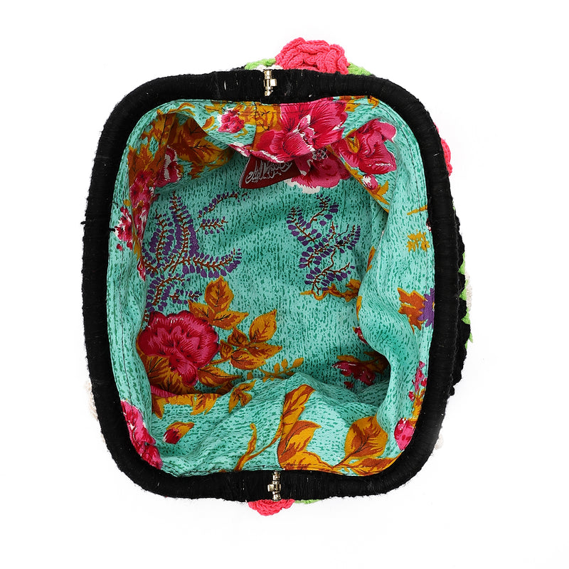 Women’s Handmade Floral Crochet Handbag