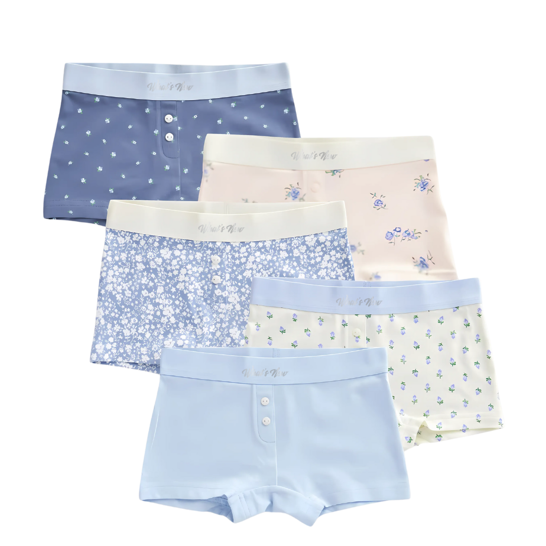 Girls Boxer Shorts Briefs-Pack of 5