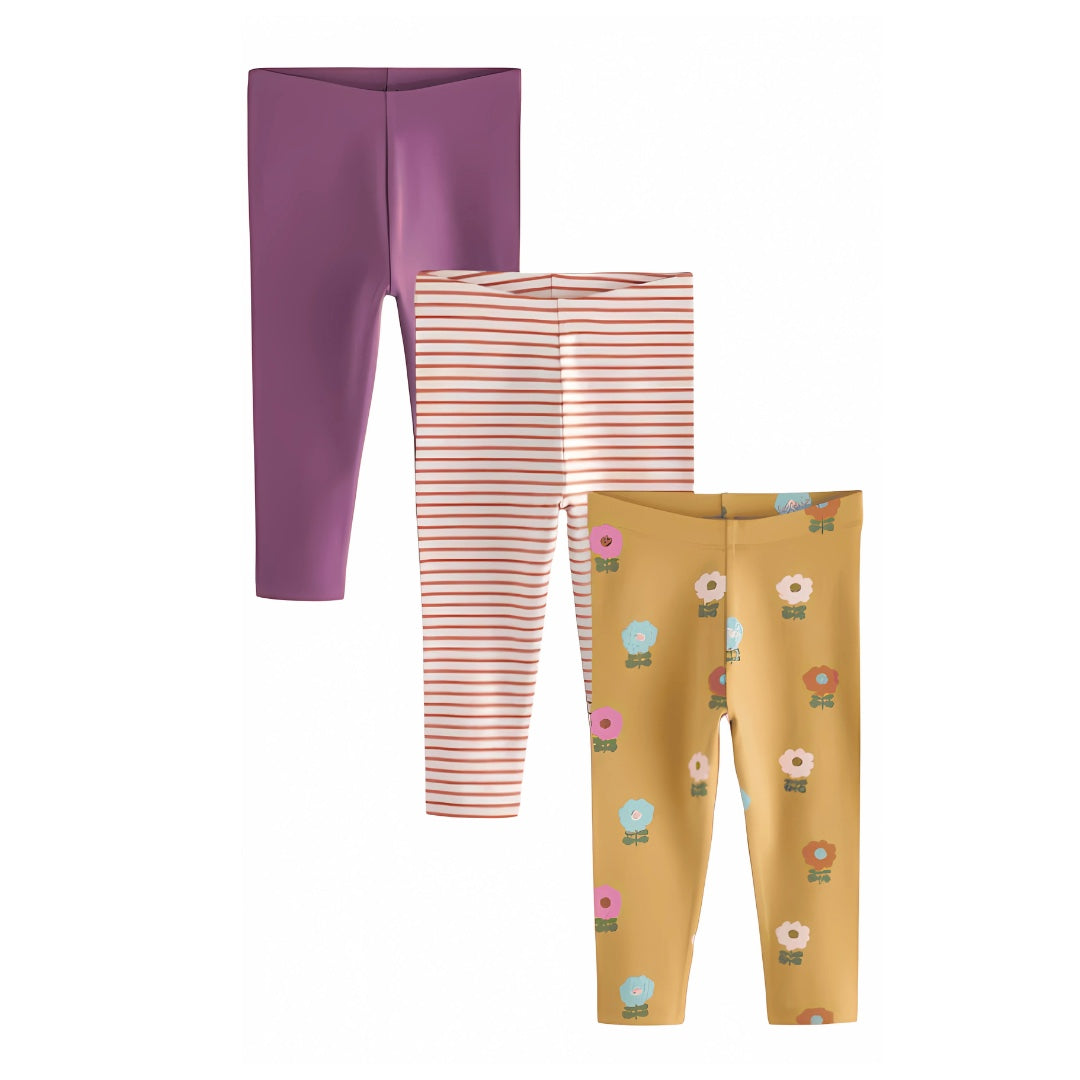 Girls Leggings-Pack of 3..