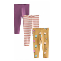 Girls Leggings-Pack of 3..