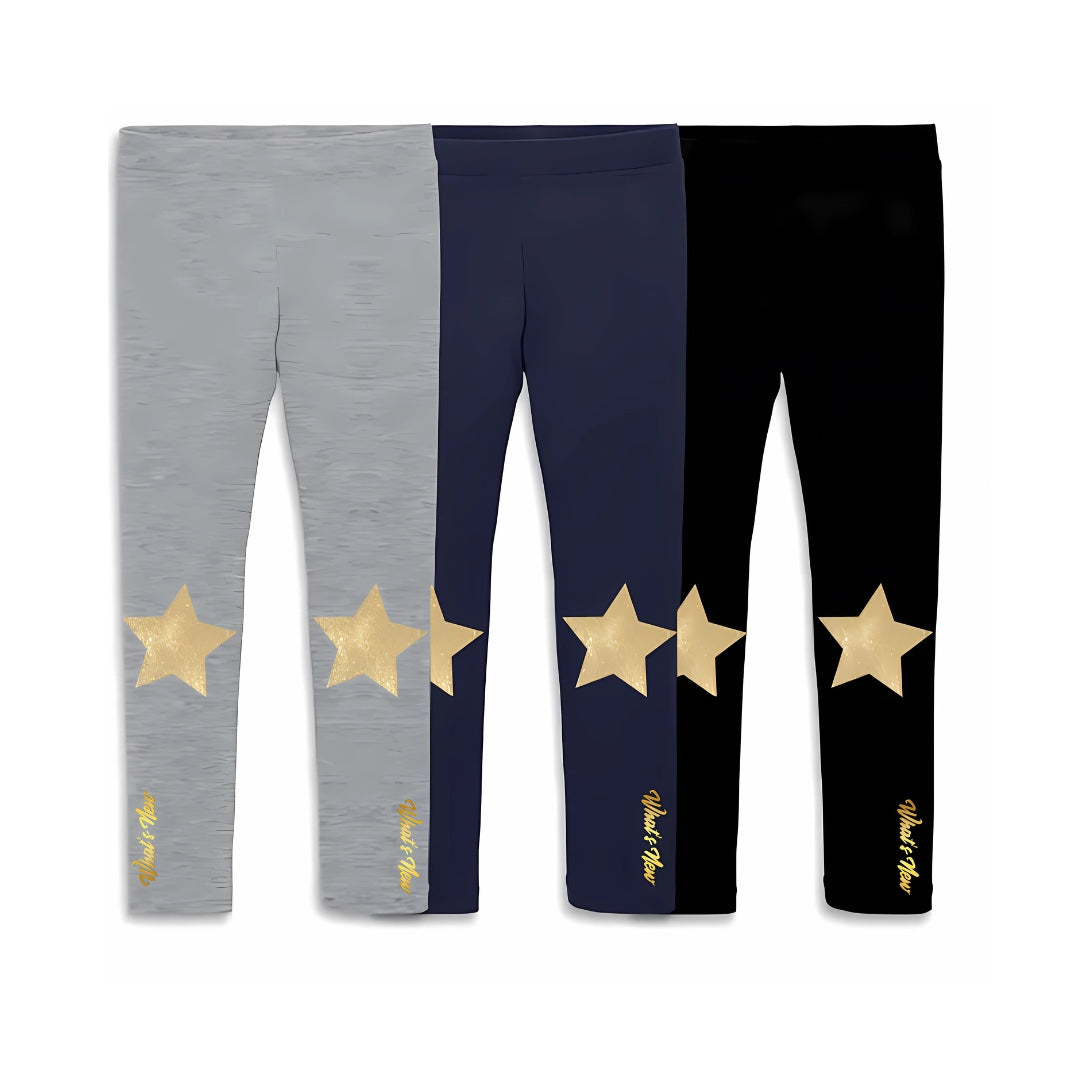 Girls Leggings-Pack of 3.