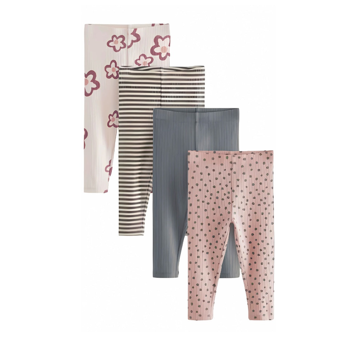 Girls Leggings-Pack of 4