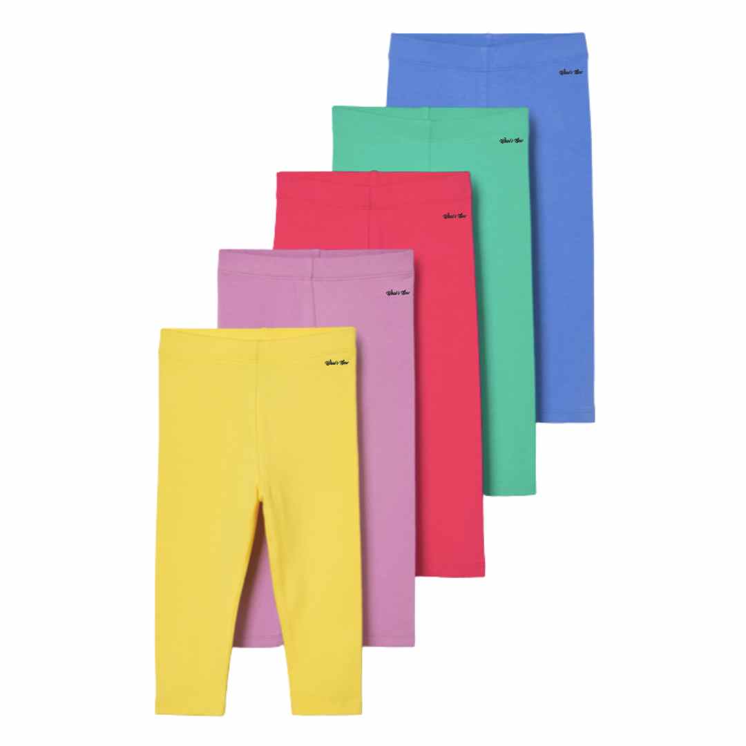 Girls Leggings (Pack of 5)