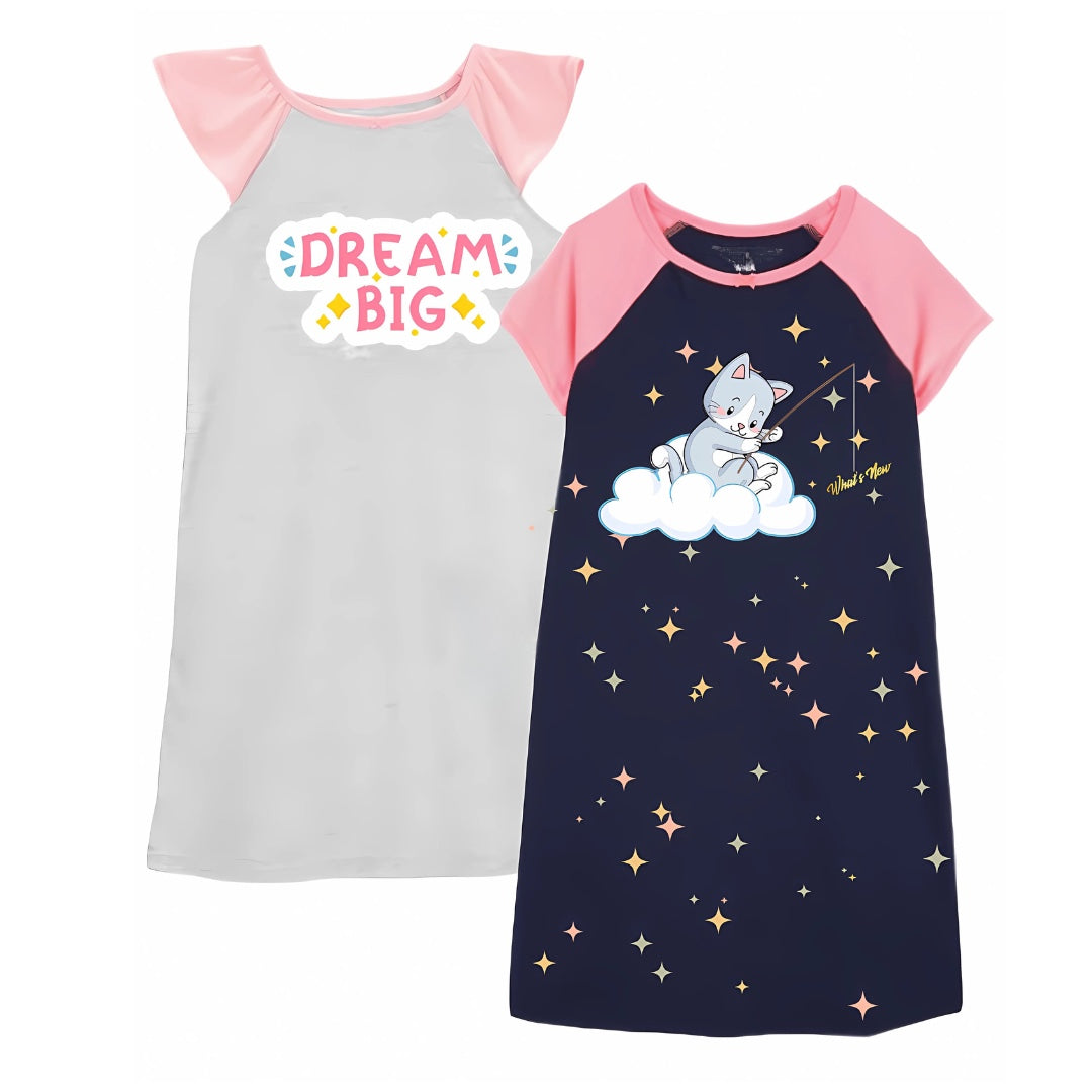 Girls Night Gown-Pack of 2.
