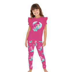 Girls Short Sleeve & Pajama Set