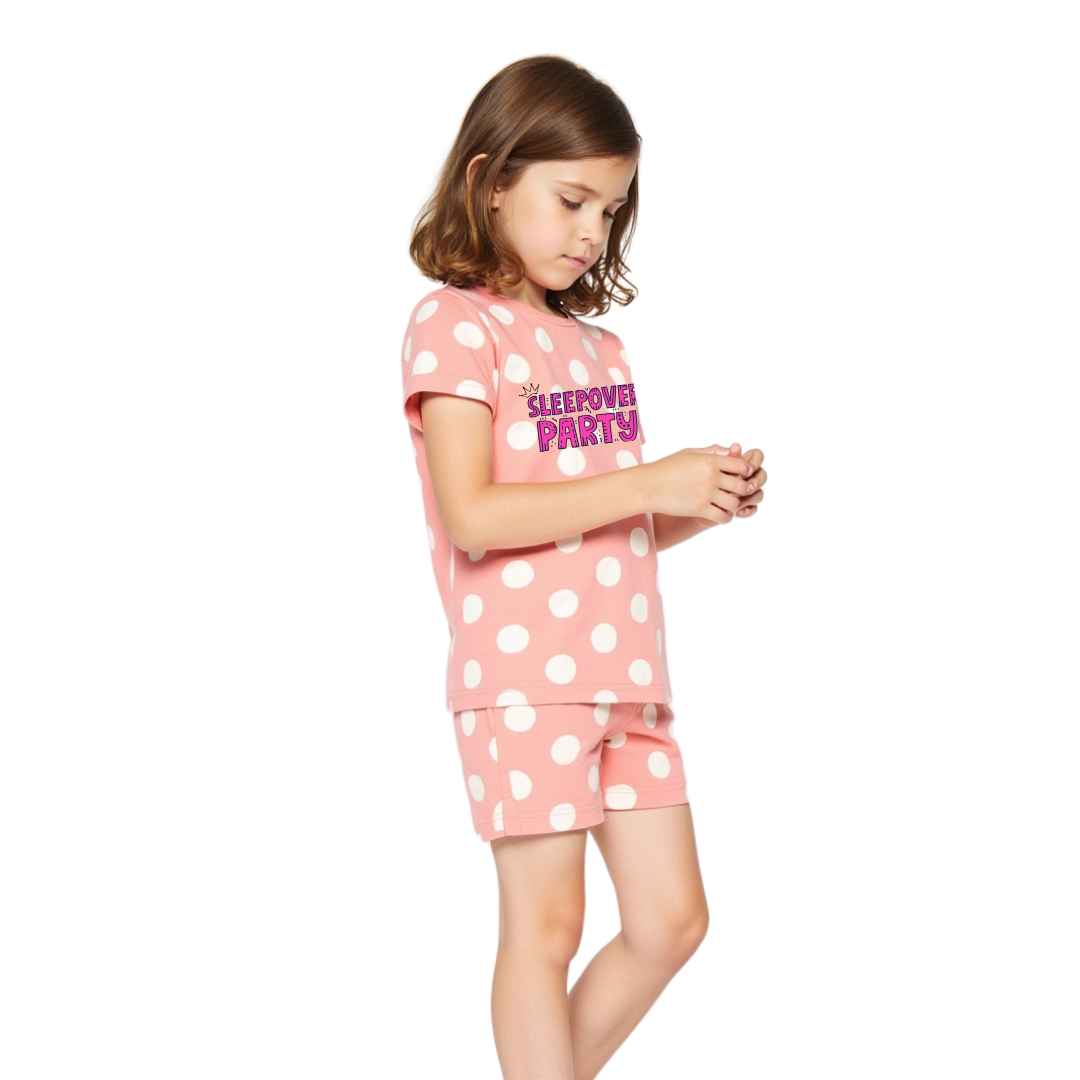 Girls Short Sleeve & Shorts Pajama Set1