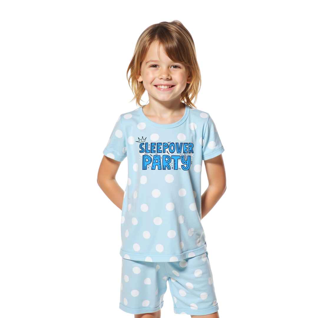 Girls Short Sleeve & Shorts Pajama Set2