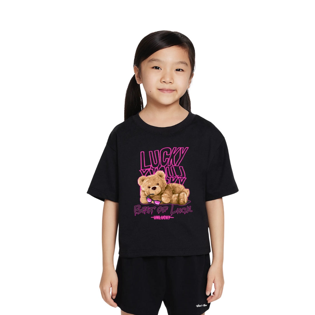 Girls Short Sleeve Tee front view