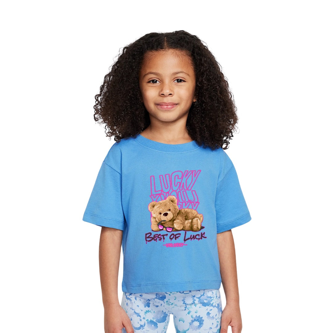 Girls Short Sleeve Tee front view 2