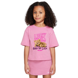 Girls Short Sleeve Tee front view 3