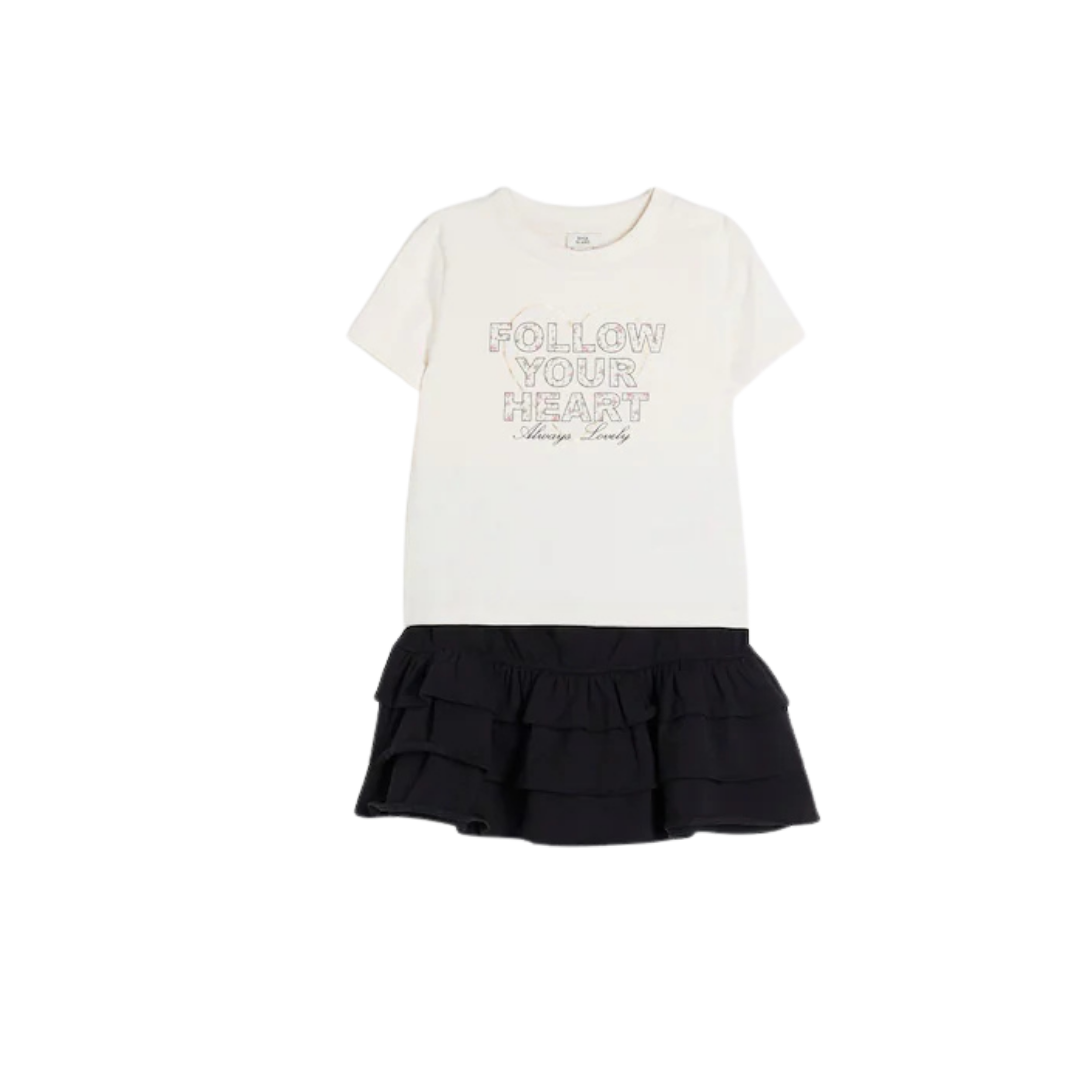 Girls T-Shirt & Skirt Set