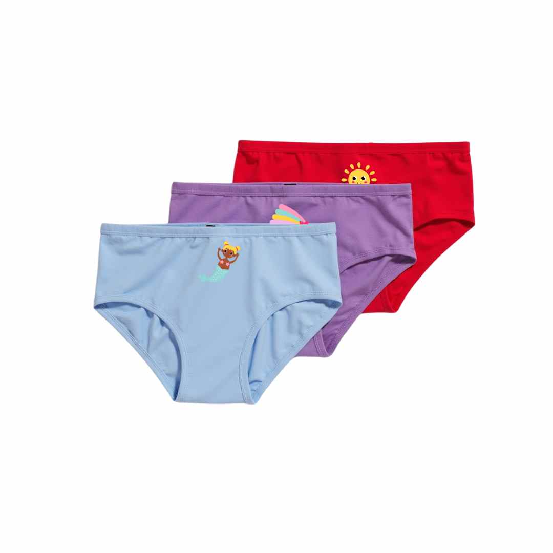 Grils Bried Underwear (Pack of 3)7