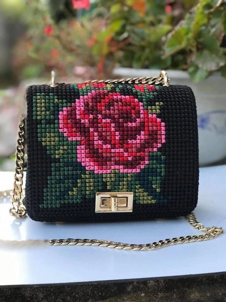 Handmade Trico Knitted Women -Bag