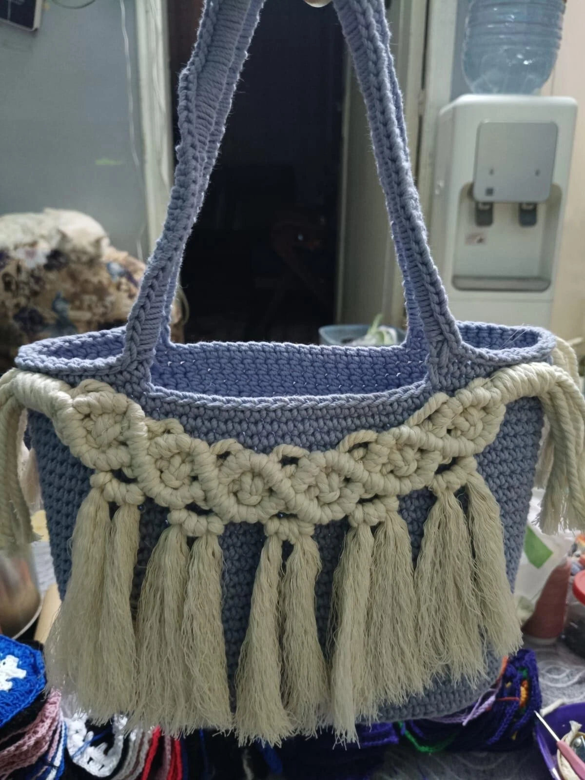 Handmade Trico Knitted Women Bag