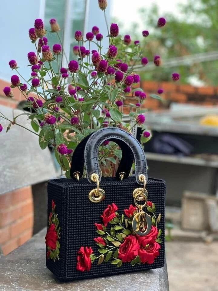 Handmade Trico Knitted Women Bag