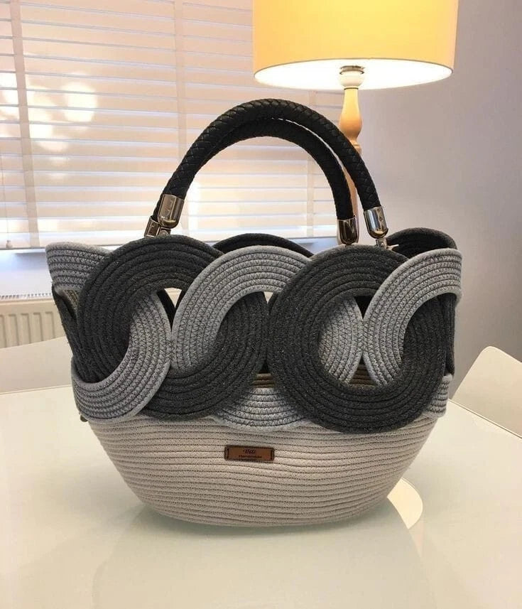 Handmade Trico Knitted Women Bag
